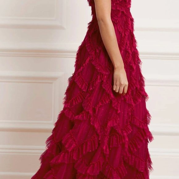 Needle & Thread Genevieve Ruffle Gown - Picture 3 of 3